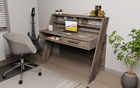 Birou, Retricy, Soho, 123.6x59.6x104.3cm, 100% PAL melaminat, Wenge