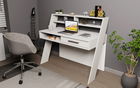 Birou, Retricy, Soho, 123.6x59.6x104.3cm, 100% PAL melaminat, Alb