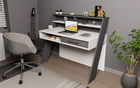 Birou, Retricy, Soho, 123.6x59.6x104.3cm, 100% PAL melaminat, Alb / Antracit