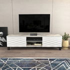 Comoda TV, Retricy, Lukas, 150x35x40.3cm, 100% PAL melaminat, Alb