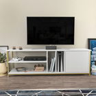 Comoda TV, Retricy, Oneida, 140x35.3x50.8cm, 100% PAL melaminat, Aur / Alb