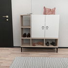 Consolă, Retricy, Platin, 100x35x100cm, 100% PAL melaminat, Alb / Córdoba