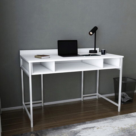 Birou, Retricy, Alma, 120x60x74.8cm, 100% PAL melaminat, Alb