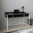 Birou, Retricy, Alma, 120x60x74.8cm, 100% PAL melaminat, Alb / Gri inchis