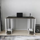 Birou, Retricy, Academy, 125.2x60x73.8cm, 100% PAL melaminat, Alb / Gri inchis