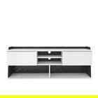 Comoda TV, Retricy, Picas, 160x35x59cm, 100% PAL melaminat, Alb / Negru