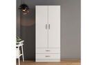 Dulap pentru haine, Tanmob, GRD0401, 80x181.8x46.5cm, 100% PAL melaminat , Alb