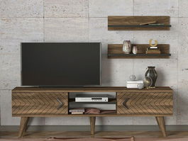 Comoda TV, Tera Home, Legato, Cm, 100% PAL melaminat, Nuc