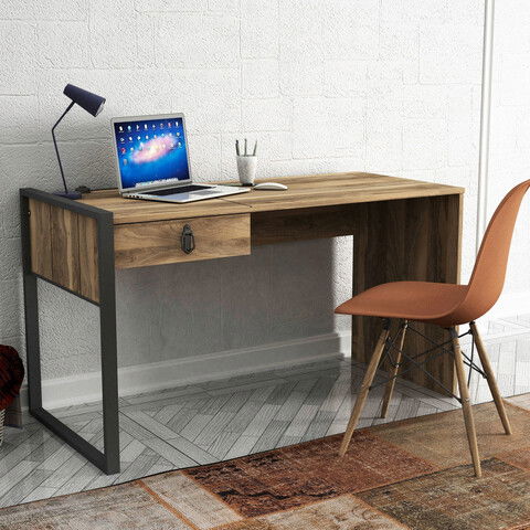 Birou, Tera Home, Lost, 124x75.8x60cm, 100% PAL melaminat, Nuc