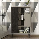 Corp biblioteca, Tera Home, Trenta, 90x143.6x31.3cm, 100% PAL melaminat, Marmură