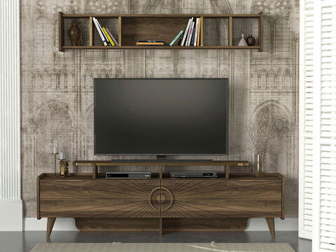Comoda TV, Tera Home, Sky, Cm, 100% PAL melaminat, Nuc