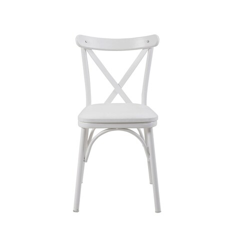 Scaun, Vella, Oliver Chair, 46x87x48cm, 100% PAL melaminat, Alb