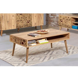 Măsuţă de cafea, Vella, Viva, 110x45x60cm, 100% PAL melaminat, Pinul Atlantic