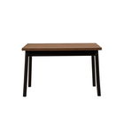 Masă, Vella, Oliver Sbt, 120x75x75cm, 100% PAL melaminat, Negru