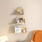 Raft de perete, Zena Home, Silya, 24.8x25x15cm, 100% PAL melaminat, Stejar