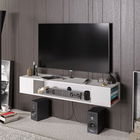 Comoda TV, Zena Home, Peti, Cm, 100% PAL melaminat, Alb
