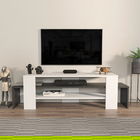 Comoda TV, Zena Home, Lenora, 150x45x35cm, 100% PAL melaminat, Alb / Antracit