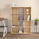 Corp biblioteca, Zena Home, Zimba, 92.5x132x30cm, 100% PAL melaminat, Stejar