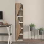 Corp biblioteca, Zena Home, Arrow, 31.8x165x31.8cm, 100% PAL melaminat, Nuc / Alb