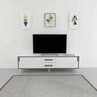 Comoda TV, Zena Home, Tex, Cm, 100% PAL melaminat, Alb / Antracit