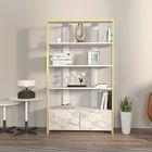 Corp biblioteca, Zena Home, Elena, 93.6x160x31.5cm, 100% PAL melaminat, Alb