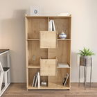 Corp biblioteca, Zena Home, Pana, 83x138x27cm, 100% PAL melaminat, Stejar