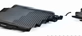 Grill electric 2 in 1, Heinner, 2000 W, 49x27 cm, negru