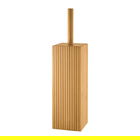 Perie de toaleta cu suport Bamboo, Jotta, 10 x 10 x 37 cm, bambus, maro