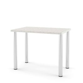 Masa bucatarie DOMINO 92x60, picioare metalice rotunde Inox, blat termic 3 Mozaic F39