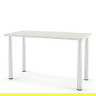 Masa bucatarie DOMINO 122x60, picioare metalice rotunde Inox, blat termic 3 Mozaic F39