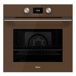 Cuptor electric incorporabil Teka Urban Colours HLB 8600 LB SurroundTemp 12 functii Hydroclean 70 litri Clasa A+ Cristal London Brick Brown/Infinity Glass