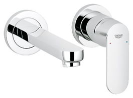 Baterie lavoar Grohe Eurosmart Cosmopolitan de perete fara ventil montaj incastrat - parte exterioara necesita corp ingropat pentru functionare