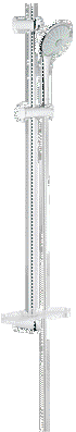 Set de dus Grohe Euphoria 110 Massage cu para dus 3 jeturi bara 900mm si furtun 1750mm crom