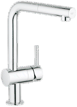 Baterie bucatarie Grohe Minta cu dus extractibil
