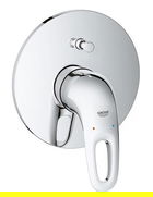 Baterie cada - dus Grohe Eurostyle cu montaj incastrat necesita corp ingropat crom