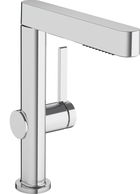 Baterie lavoar Hansgroghe Finoris 230 cu dus extractibil 2 tipuri de jet ventil push-open crom