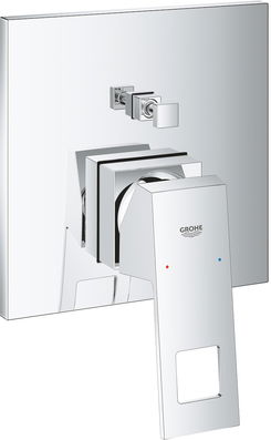 Baterie cada - dus Grohe Eurocube cu montaj incastrat necesita corp ingropat crom
