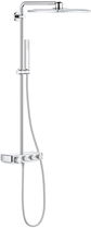 Coloana de dus Grohe Euphoria SmartControl System 310 Cube Duo cu baterie termostatata crom