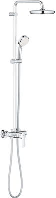 Coloana de dus Grohe Tempesta Cosmopolitan System 210 cu baterie dus crom