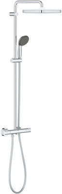 Coloana de dus Grohe Vitalio Start System 250 Cube cu baterie termostatata crom