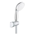 Set de dus Grohe Tempesta 100 cu para de dus 2 jeturi furtun 175cm si agatatoare dus crom