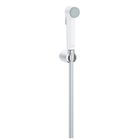 Set de dus igiena intima Grohe Tempesta-F Trigger Spray 30 cu agatatoare si furtun 125cm crom-alb