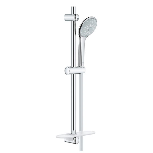 Set de dus Grohe Euphoria 110 Massage cu para dus 3 jeturi bara 600mm si furtun 1750mm savoniera crom