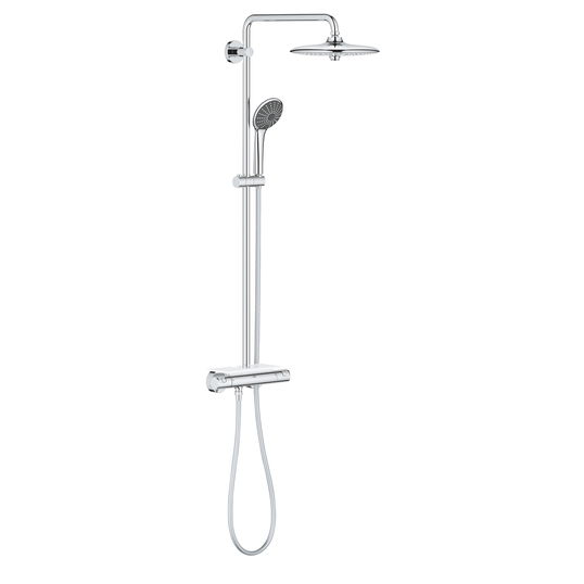 Coloana de dus Grohe Vitalio Joy System 260 cu baterie termostatata savoniera crom