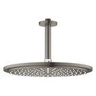 Palarie de dus Grohe RainShower Cosmopolitan 310 si brat de dus 142mm de tavan brushed hard graphite