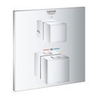 Baterie dus termostatata Grohe Grohtherm Cube cu 1 functie montaj incastrat necesita corp ingropat crom