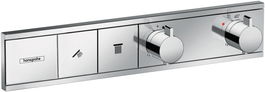 Baterie cada - dus termostatata Hansgrohe RainSelect cu montaj incastrat necesita corp ingropat crom