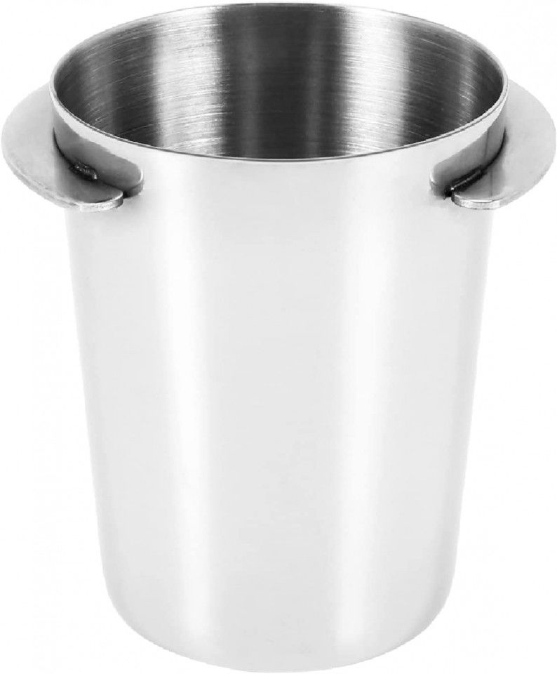 Recipient pulbere pentru expresor Coairrwy, otel inoxidabil, argintiu, 51 mm, 120 ml