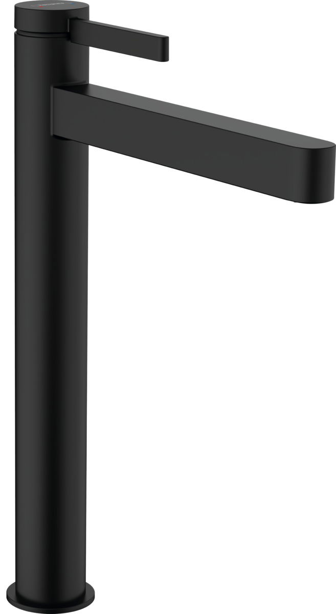 Baterie lavoar Hansgrohe Finoris 260 ventil push-open pentru lavoar tip bol negru mat