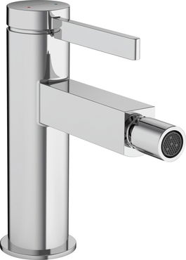 Baterie bideu Hansgrohe Finoris ventil push-open crom